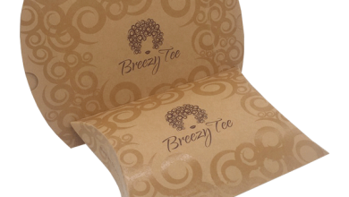 Kraft Pillow Boxes