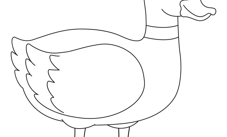 Cute Duck Drawing For Kids | Drawing For Kids Tutorial