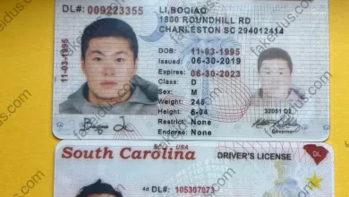 South Carolina Fake ID