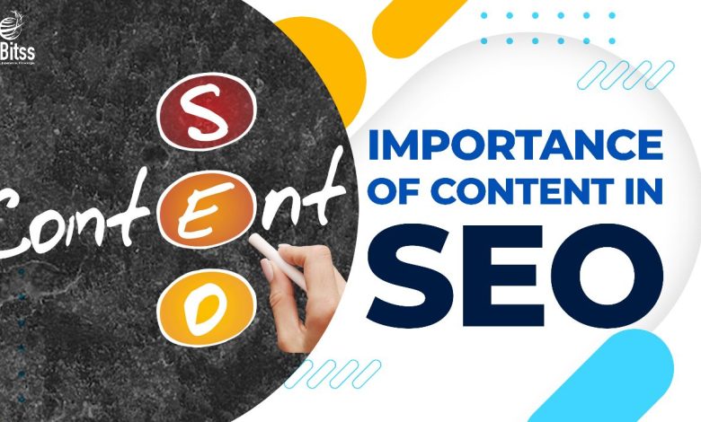 importance of content in SEO