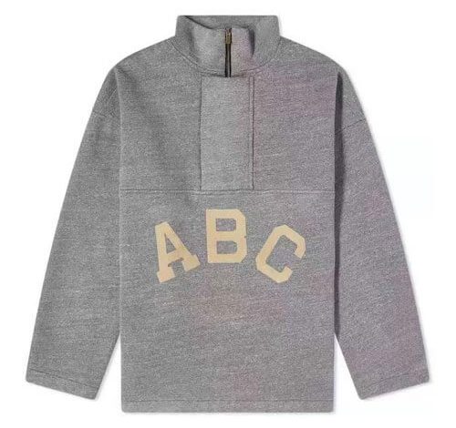 Fear-of-God-ABC-Half-Zip-Sweatshirt-Grey